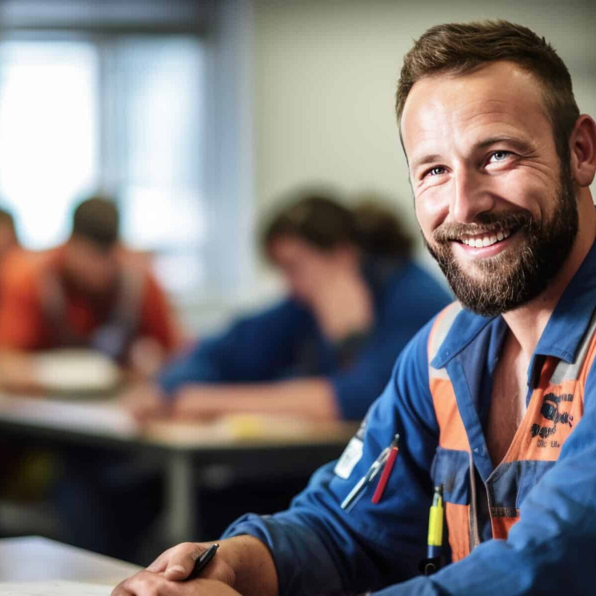 engineer education mechanics construction technical worker plumber electrician professional training and skill development learning seminar lecture, adult mature senior man student sitting in class engineer education mechanics construction technical worker plumber electrician professional training and skill development learning seminar lecture, adult mature senior man student sitting in class